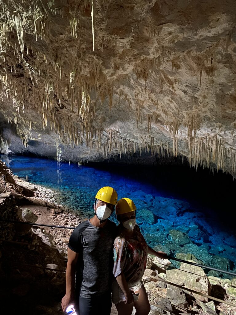 Visita a Gruta em Bonito MS